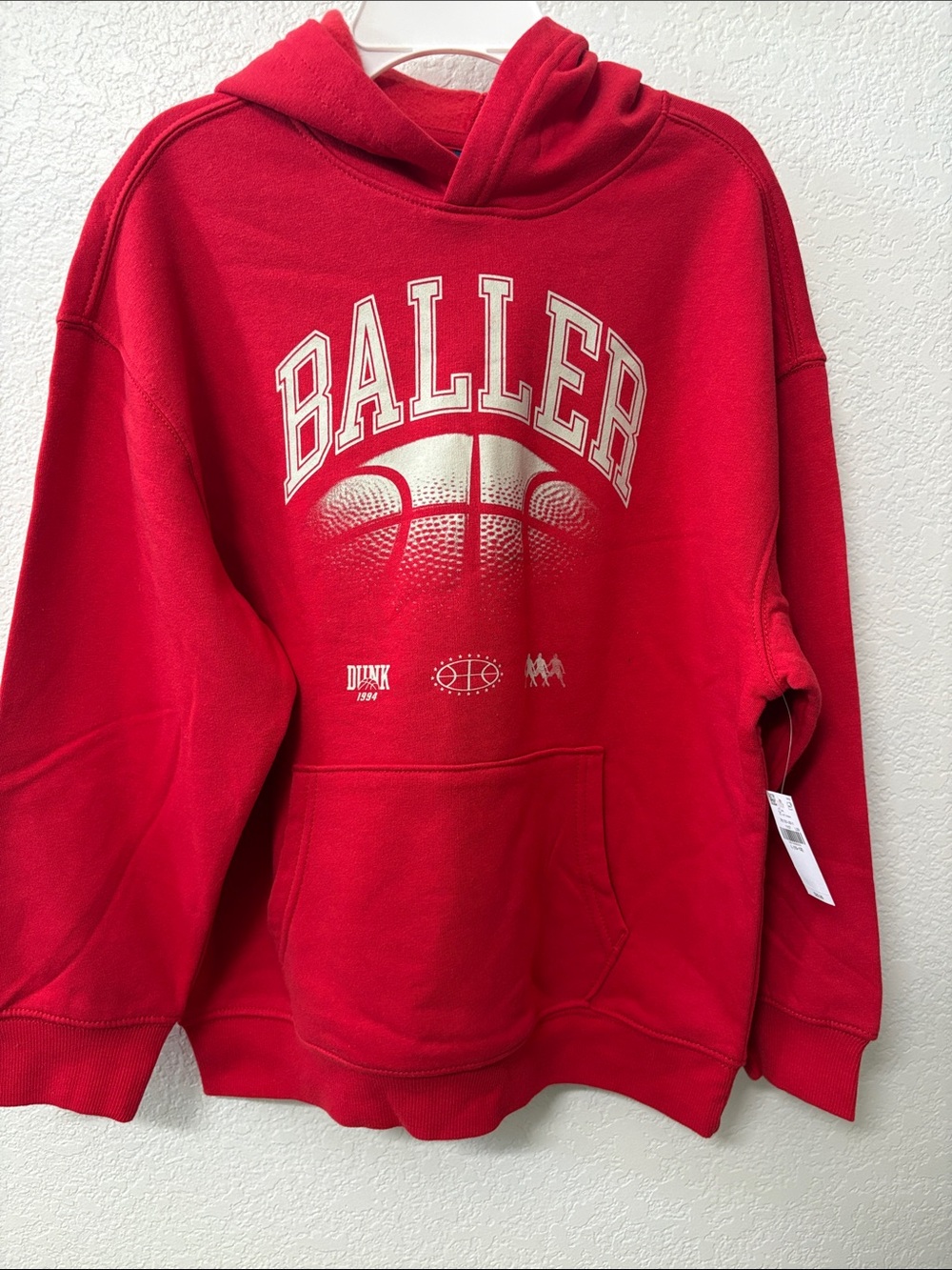 Old Navy Red Pullover Hoodie